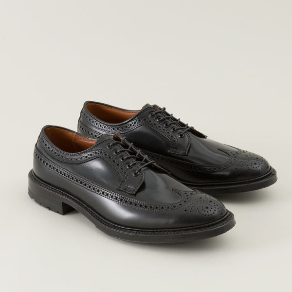 Long Wing Blucher, Black Shell Cordovan - the-stronghold-dev display picture 1