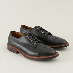 Alden Cap Toe Blucher Black Scotch Grain Image #1