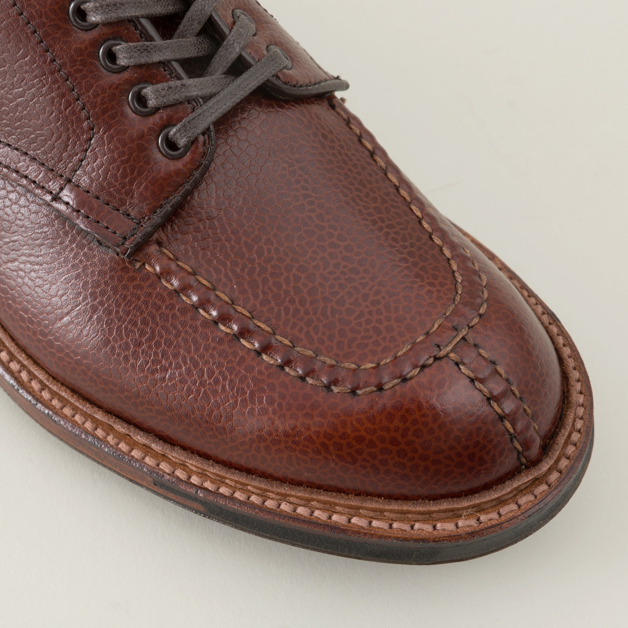 Norwegian Toe Boot, Brown Scotch Grain the-stronghold-dev
