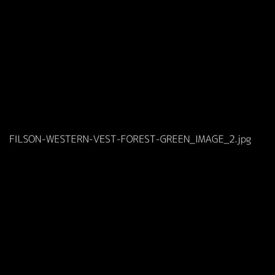 Western Vest,  Forest Green